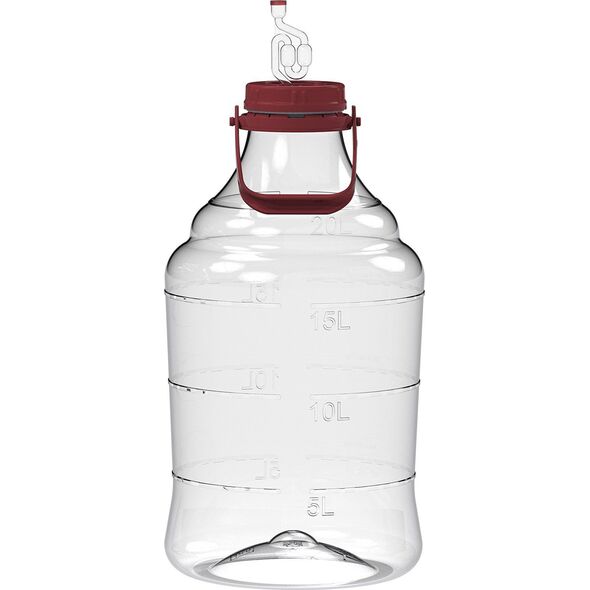 Sourcing UNBREAKABLE DEMIJOHN 20L HANDLE/AIRLOKS