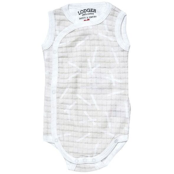 Φορμάκι Lodger Romper Sprinkle βαμβακερό αμάνικο κορμάκι Ivory 68 cm RF 069_68