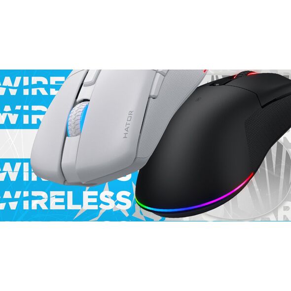 Ποντίκι Υπολογιστή Gaming Hator HTM630 Pulsar 3 12000dpi Ασύρματο