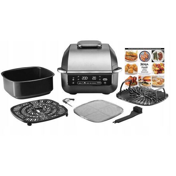 Ninja 5-in-1 1760 W μαύρο/ασημί - Γκριλ και φριτέζα ζεστού αέρα