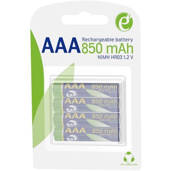 Επαναφορτιζόμενες Μπαταρίες AAA Energenie 4 τεμ 8716309114875