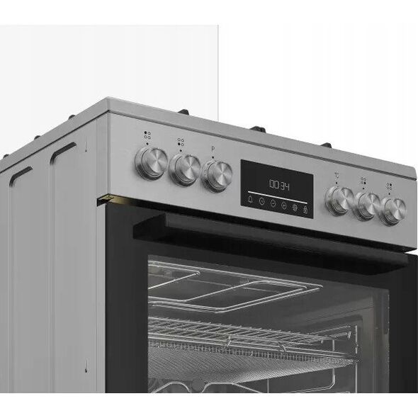 Εστίες αερίου με ηλεκτρικό φούρνο Beko 60cm