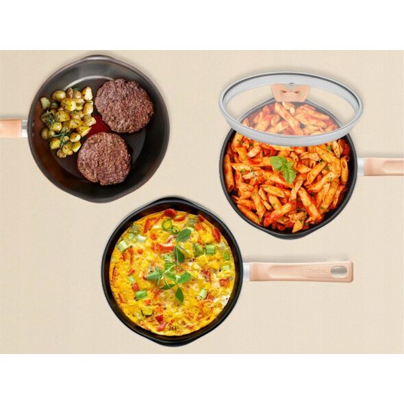 Tefal One Pick Pot 24 cm μαύρο - Βαθύ τηγάνι για τηγάνισμα