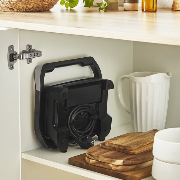 Ηλεκτρική σχάρα Tefal Inicio Compact 1000 W από ανοξείδωτο ατσάλι