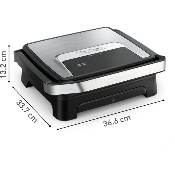 Ηλεκτρική σχάρα Tefal Inicio 2000 W από ανοξείδωτο χάλυβα