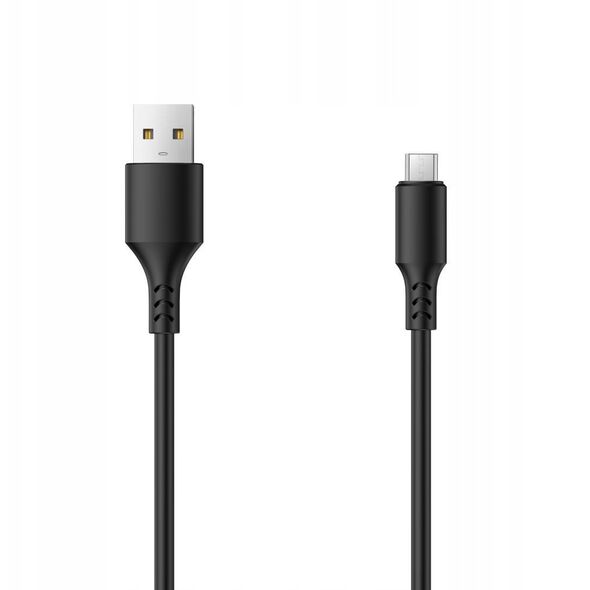Setty cable USB - microUSB 1 0 m 1A black NEW