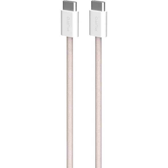 Puro Fabrik 2.0 USB-C to USB-C 60 W ροζ - Καλώδιο