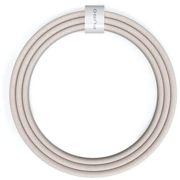 Puro Fabrik 2.0 USB-C to USB-C 60 W ροζ - Καλώδιο