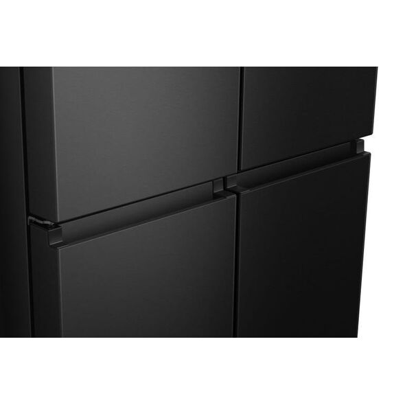 Hisense Cross Door No Frost 483 L ύψος 179 cm μαύρο - SBS Ψυγείο