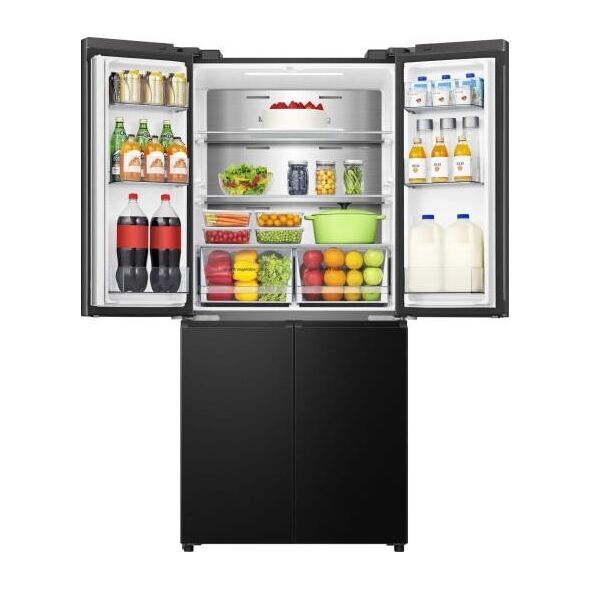 Hisense Cross Door No Frost 483 L ύψος 179 cm μαύρο - SBS Ψυγείο