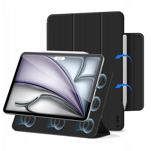 TECH-PROTECT SMARTCASE ΜΑΓΝΗΤΙΚΗ IPAD AIR 13” 1 / 2 / 2024-2025 ΜΑΥΡΟ