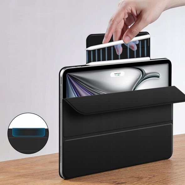 TECH-PROTECT SMARTCASE ΜΑΓΝΗΤΙΚΗ IPAD AIR 13” 1 / 2 / 2024-2025 ΜΑΥΡΟ