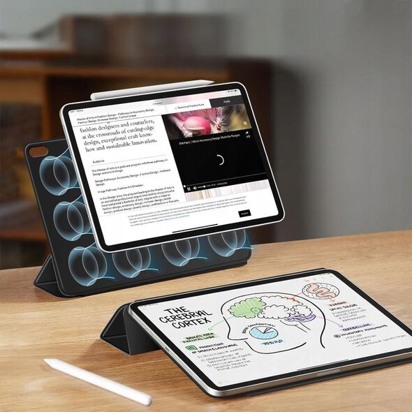 TECH-PROTECT SMARTCASE ΜΑΓΝΗΤΙΚΗ IPAD AIR 13” 1 / 2 / 2024-2025 ΜΑΥΡΟ