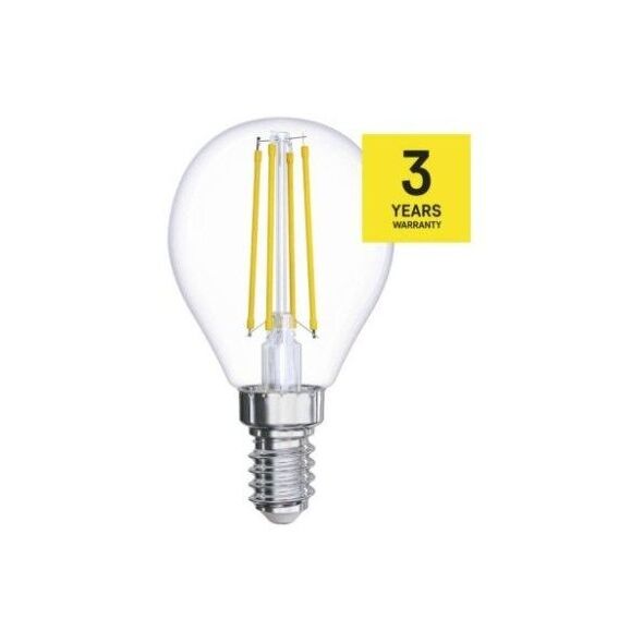 Emos Żarówka LED Emos Z74237 filament mini globe 6W E14 230V 2700K 806lm ciepła biel