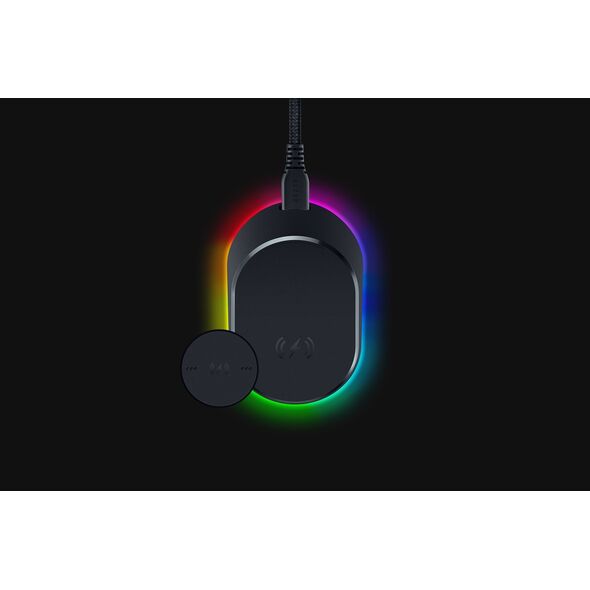 Razer Mouse Dock Pro + Wireless Charging Puck Bundle RGB