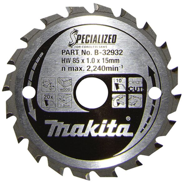 Makita Αξεσουάρ Εργαλείων λεπίδα για δισκοπρίονο 8,5 cm 1 τεμ.