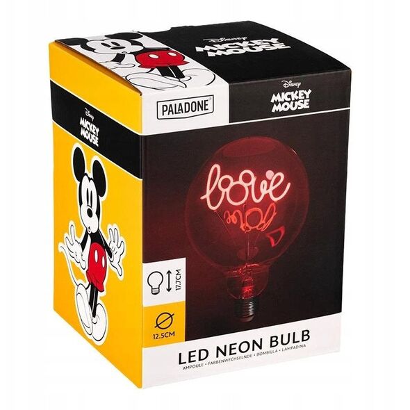 PALADONE Mickey LED Żarówka (e27) ledowo-neonowa (17,7 cm)