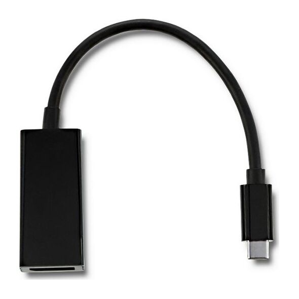 Adapter USB Qoltec USB-C - DisplayPort Czarny  (50377)