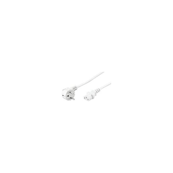 Kabel zasilający MicroConnect IEC320, 1.8m, biały (PE010418W)