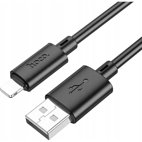 Kabel USB Hoco HOCO kabel USB A do Lightning 2,4A X88 1 m czarny