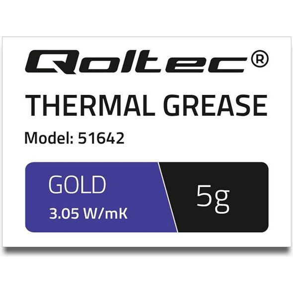 Pasta termoprzewodząca Qoltec Gold 5g (51642)
