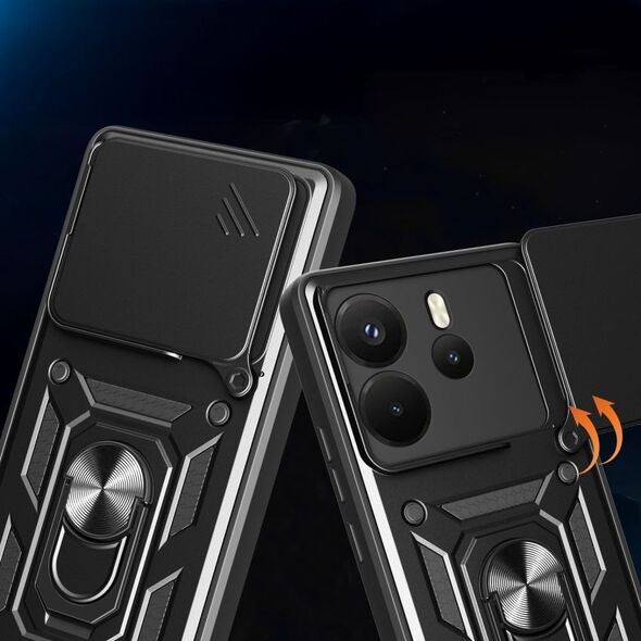 Θήκη Tech-Protect Camshield Pro Xiaomi Redmi Note 14 4G / LTE Μαύρο Ματ
