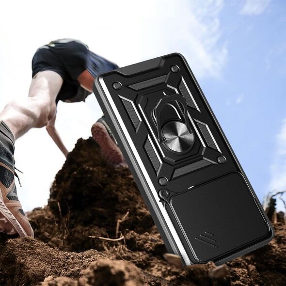 Θήκη Tech-Protect Camshield Pro Xiaomi Redmi Note 14 4G / LTE Μαύρο Ματ