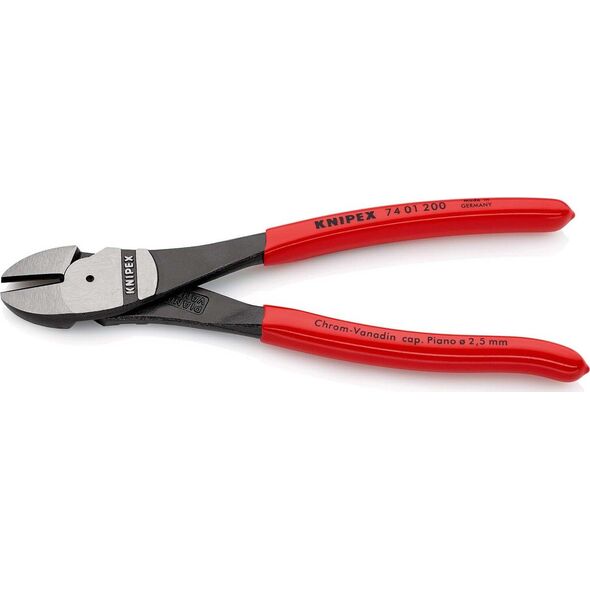 KNIPEX Πλαγιοκόφτης ισχύος 200 mm. Επικάλυψη από πλαστικό