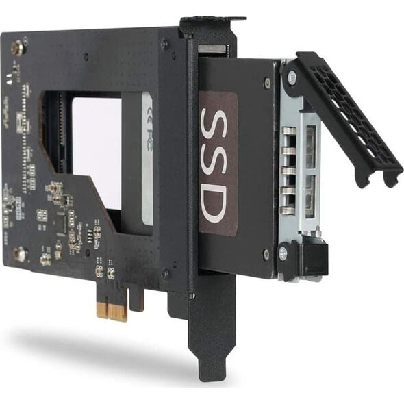Kieszeń Icy Dock 2.5" SATA SSD/HDD - PCIe 2.0 x1 ToughArmor (MB839SP-B)