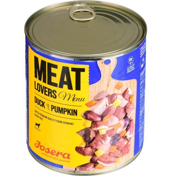 Josera Meatlovers Menu Kaczka z dynią karma mokra dla psów 800g