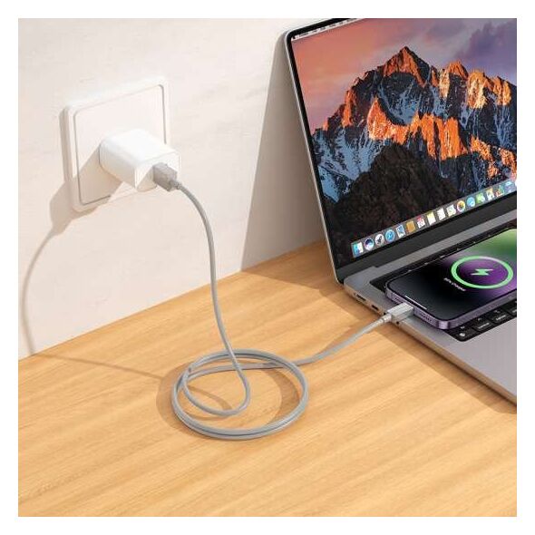 Καλώδιο USB Hoco HOCO καλώδιο USB A σε Lightning 2,4A X107 1 m λευκό