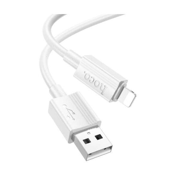 Καλώδιο USB Hoco HOCO καλώδιο USB A σε Lightning 2,4A X107 1 m λευκό