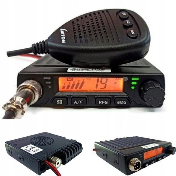 Ραδιόφωνο CB LUITON LT-198 Mini ASQ 12V/24V με βύσμα αναπτήρα AM FM