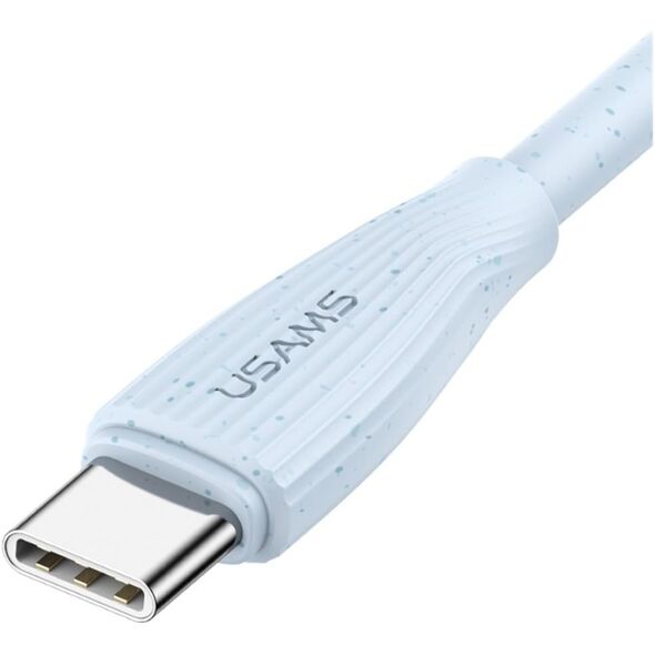 Καλώδιο USAMS Green Series SJ716 60W USB-C σε USB-C 1m λευκό