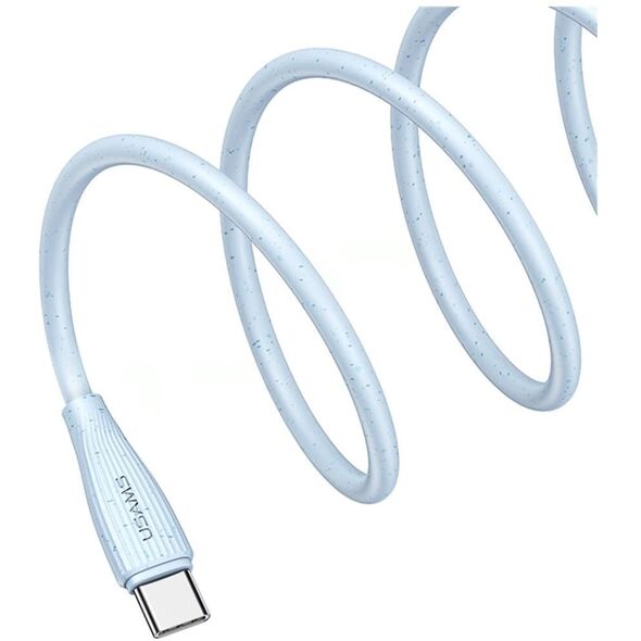 Καλώδιο USAMS Green Series SJ716 60W USB-C σε USB-C 1m λευκό