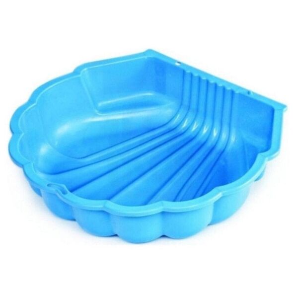 Sandbox - swimming pool, shell-shaped, blue, 102 x 88 x 20 cm