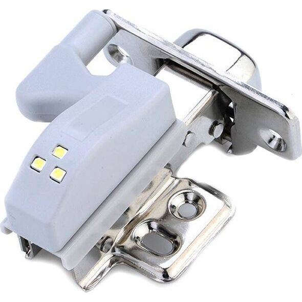 ECpower ZD23F LAMPKA LAMPA MEBLE 3 x LED NA ZAWIASY SZARA