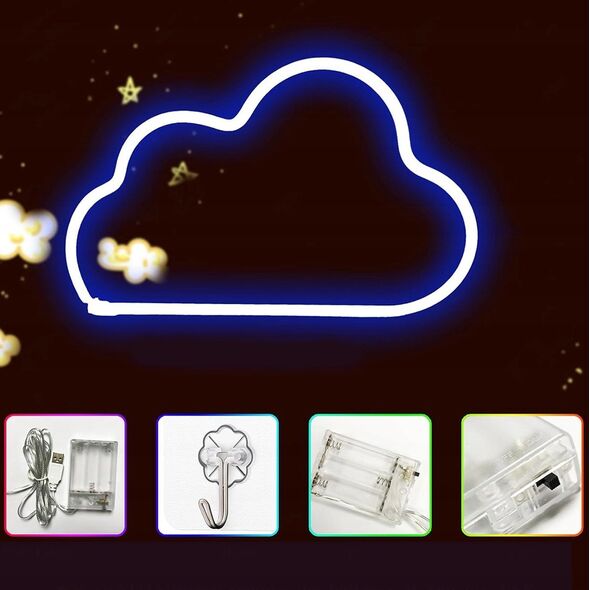 Lampki choinkowe ATL ZD79C Lampka led neon chmura