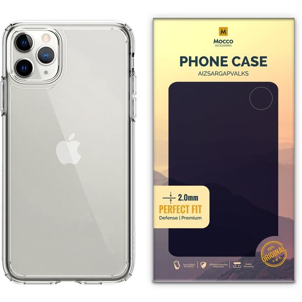 Θήκη Σιλικόνης Mocco Original Clear Case 2mm για Apple iPhone 11 Pro Max Διαφανής (EU Blister)