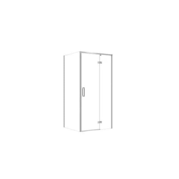 Σετ C110 Καμπίνα Larga Ζαβιάς Δεξιά Χρώμιο 100x80x195 Σκιά Τρανς Wir