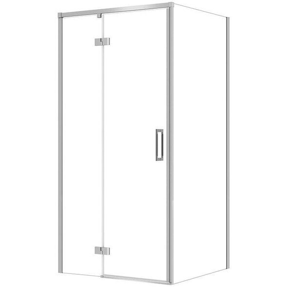 Σετ C114 καμπίνα LARGA μεντεσές αριστερά χρώμιο 100x80x195 γυαλί TRANS WIR