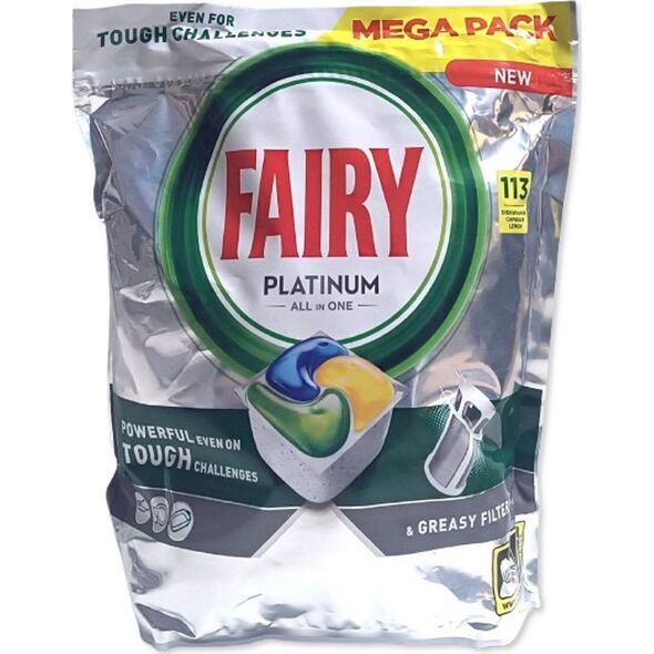 Tabletki do zmywarki Fairy Platinum 113szt.