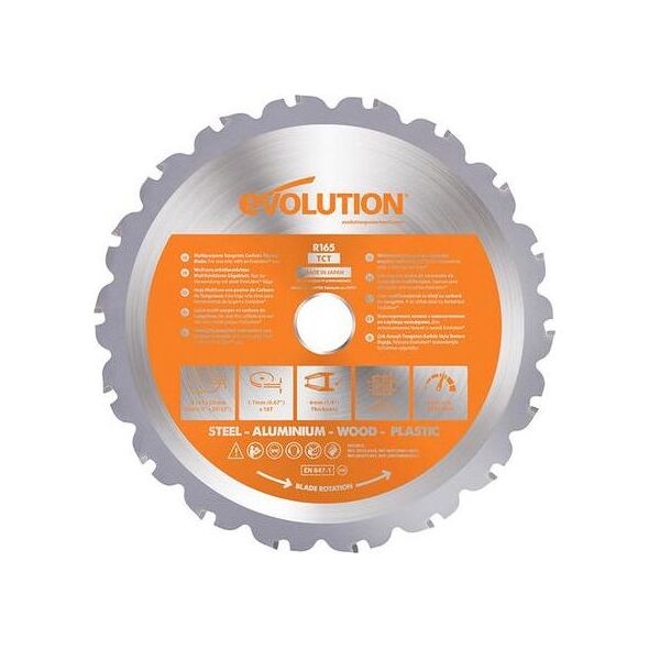 Evolution Piła widiowa TCT wielozadaniowa Evolution RAGE 165mm / 18z