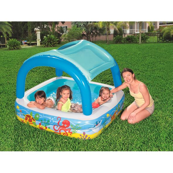 Bestway Basenik dla dzieci z daszkiem 140 x 140 x 114 cm (52192)
