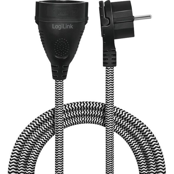 Kabel USB LogiLink Cable Logilink Power Cord CEE 7/7 to CEE 7/3 3m