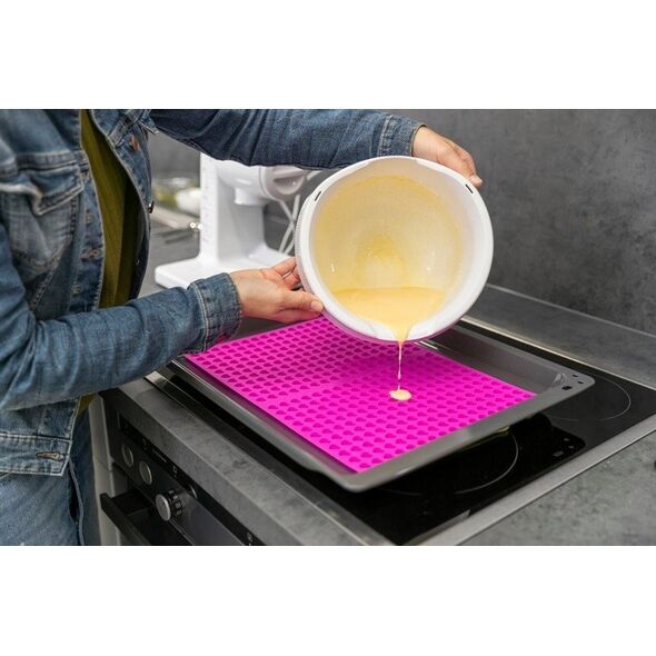 Trixie TRIXIE 34988, Baking mat, Silicone, Pink, -40 - 230 °C, 280 mm, 380 mm