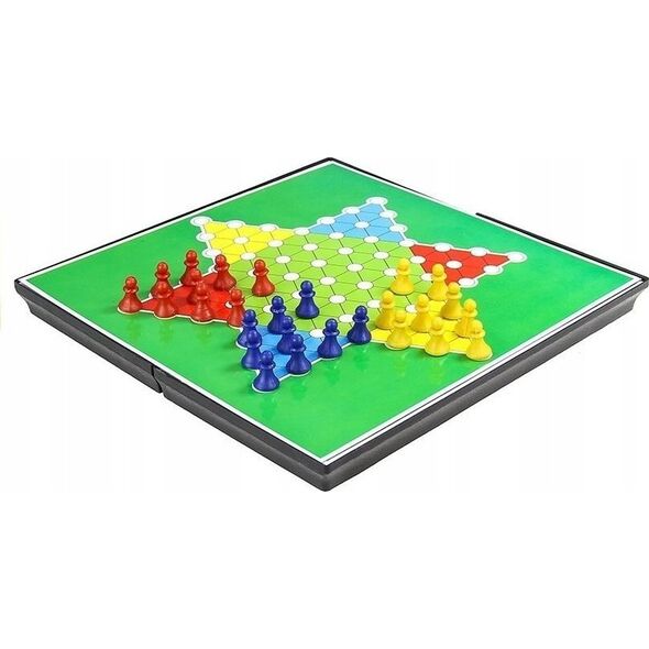 LeanToys Gry 7w1 Zestaw Gier Planszowych Ludo Warcaby LEAN TOYS
