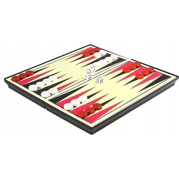 LeanToys Gry 7w1 Zestaw Gier Planszowych Ludo Warcaby LEAN TOYS