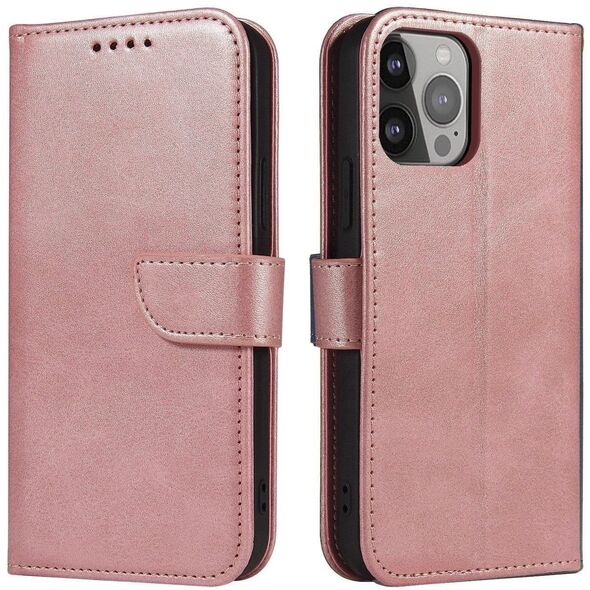 Θήκη Magnet Case με καπάκι για iPhone 16e - ροζ