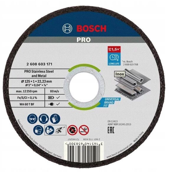 ΔΙΣΚΟΣ ΚΟΠΗΣ PRO 100x125x1mm